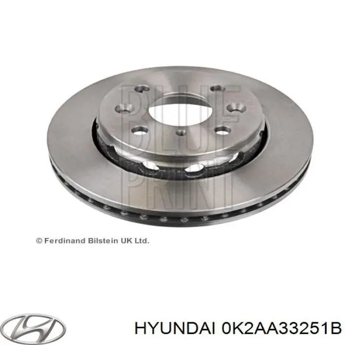 Купить 0K2AA33251B Hyundai/Kia Ротор тормозной