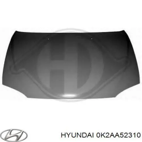 Купить 0K2AA52310 Hyundai/Kia Капот