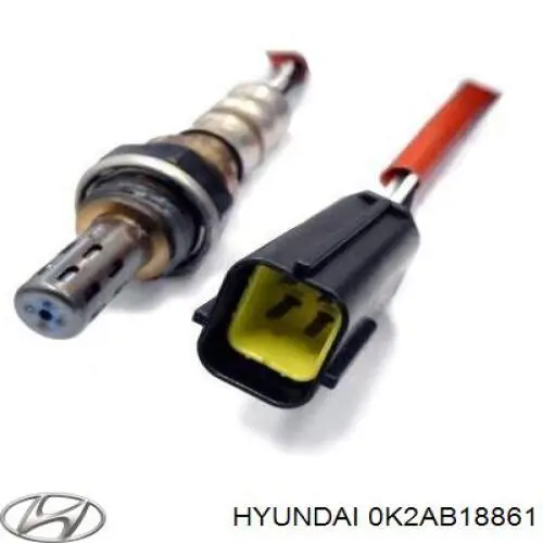 0K2AB18861 Hyundai/Kia лямбда-зонд, датчик кислорода