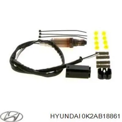 Купить 0K2AB18861 Hyundai/Kia Датчик концентрации кислорода