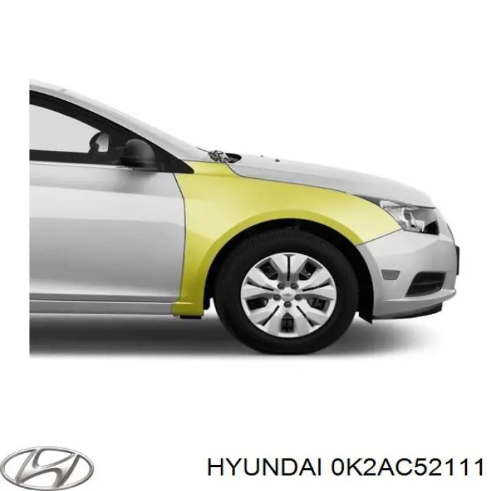 Боковая часть передняя правая Hyundai/Kia 0K2AC52111 цена, от  USD