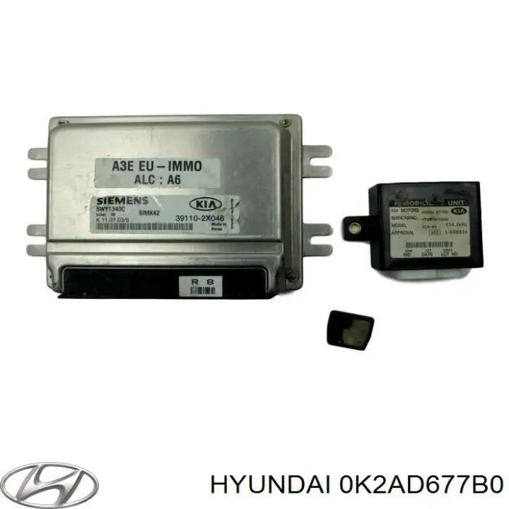 Модуль управления иммобилайзера (ЭБУ) Hyundai/Kia 0K2AD677B0 цена, от 53.61 USD