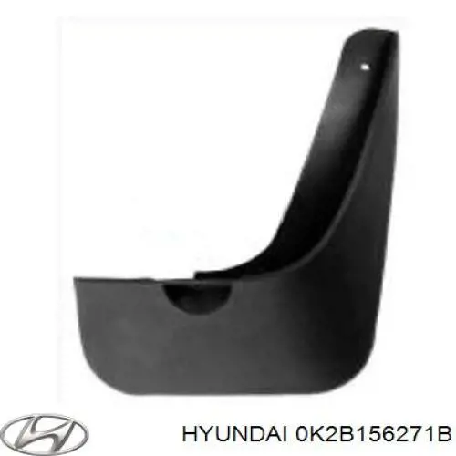 Подкрылок задний правый 0K2B156271B Hyundai/Kia