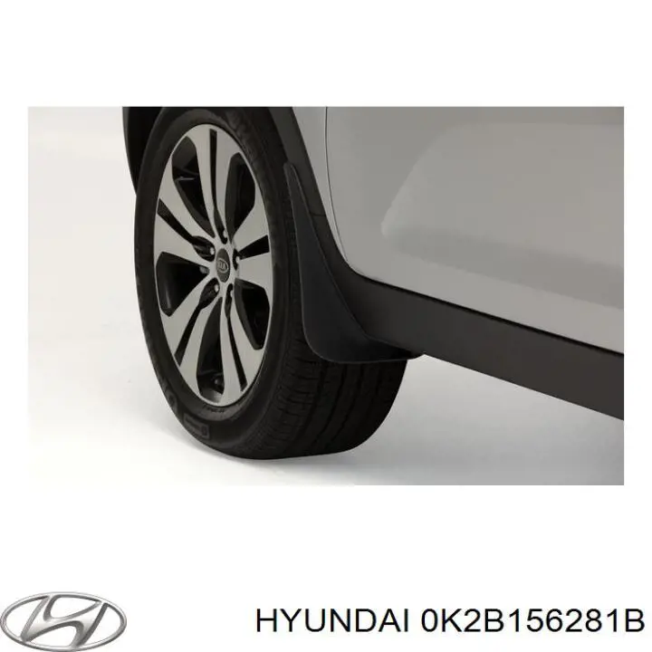Подкрылок задний левый Hyundai/Kia 0K2B156281B цена, от  USD