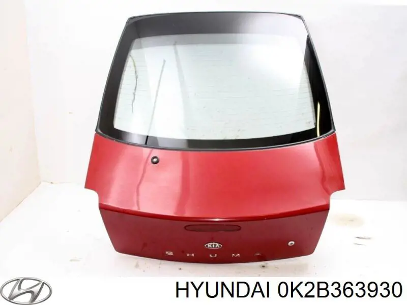 0K2B363930 Hyundai/Kia стекло багажника двери 3/5-й задней (ляды)
