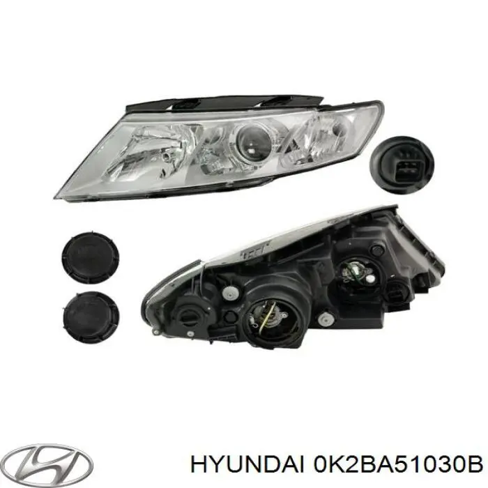 Фара правая 0K2BA51030B Hyundai/Kia