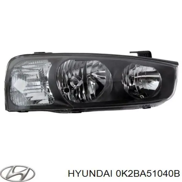 Купить 0K2BA51040A Hyundai/Kia Фара левая передняя