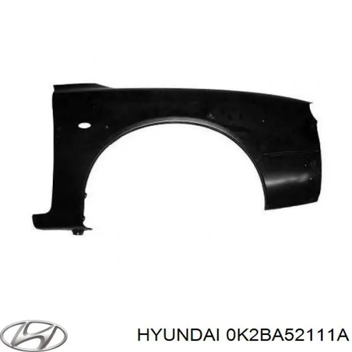 0K2BA52111A Hyundai/Kia pára-lama dianteiro direito