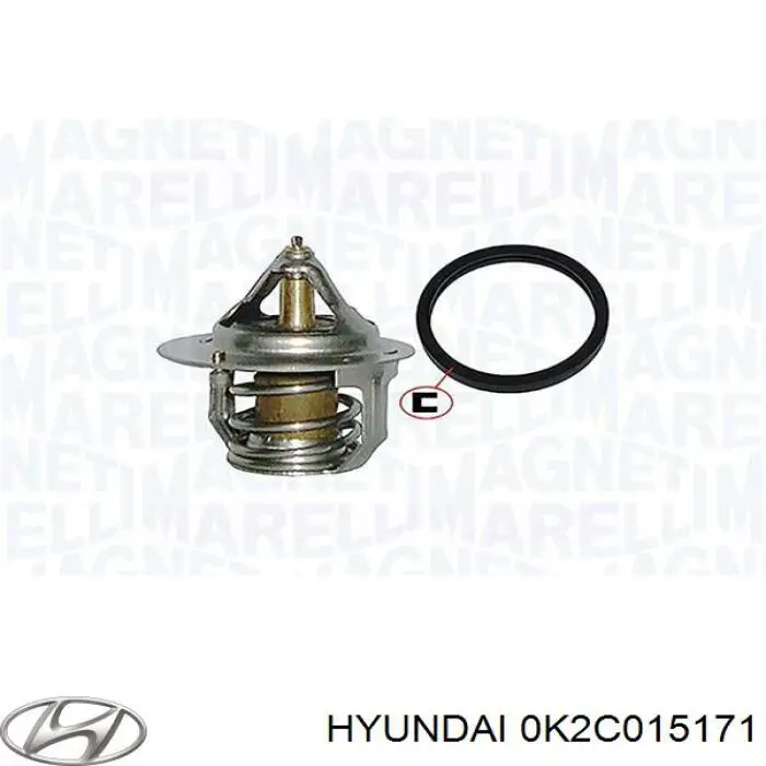 Купить 0K2C015171 Hyundai/Kia Автомобильный термостат