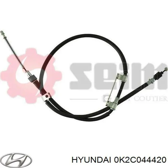 Трос ручника задний ABS K16507