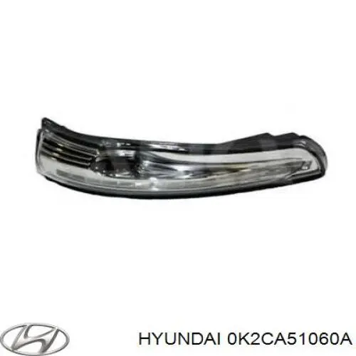 Указатель поворота правый 0K2C051060A Hyundai/Kia