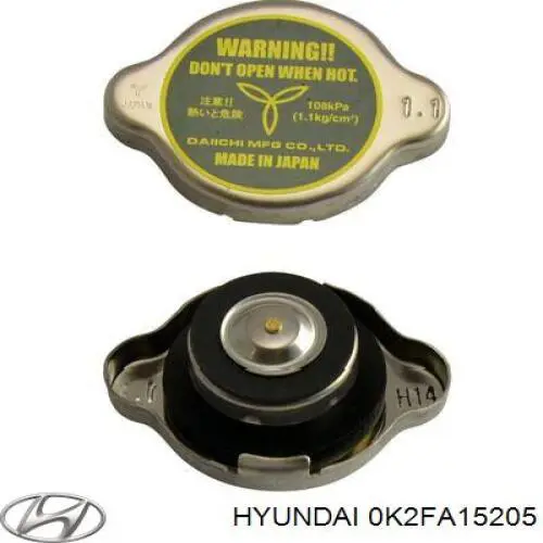 Купить 0K2FA15205 Hyundai/Kia Крышка радиатора
