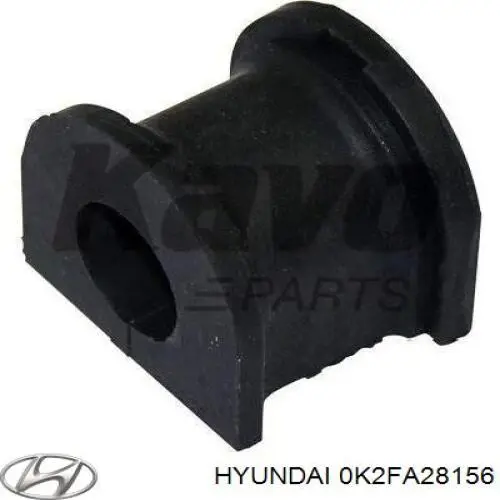 0K2FA28156 Hyundai/Kia bucha de estabilizador traseiro