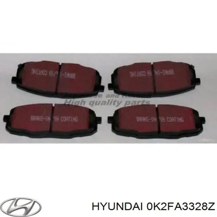 Колодки Hyundai/Kia 0K2FA3328Z цена, от 17.74 USD