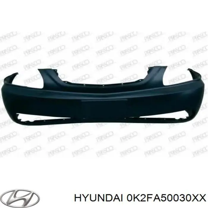 0K2FA50030XX Hyundai/Kia pára-choque dianteiro