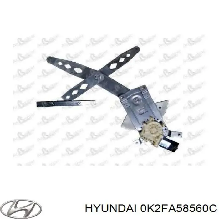 Механизм стеклоподъемника двери передней правой 0K2FA58560C Hyundai/Kia