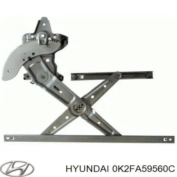 Механизм стеклоподъемника водительской двери Hyundai/Kia 0K2FA59560C цена, от 27.71 USD