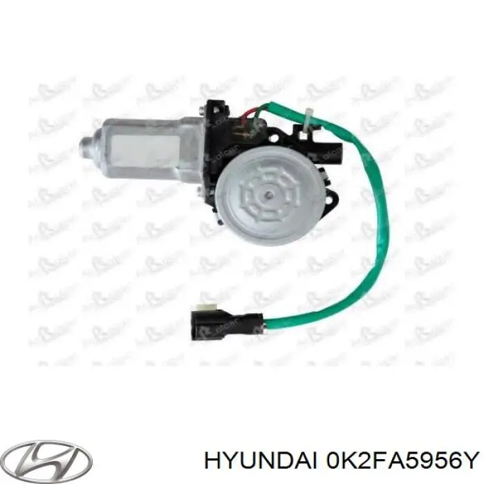 Купить 0K2FA5956Y Hyundai/Kia Мотор стеклоподъемника двери передней левой