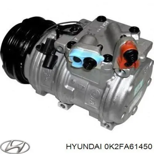 Компрессор кондиционера 0K2FA61450 Hyundai/Kia