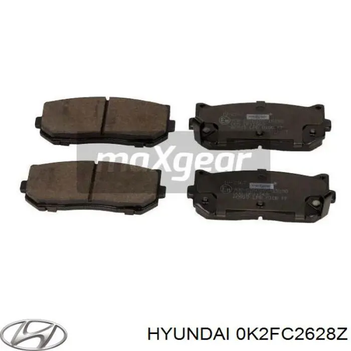 Колодки дисковые  Hyundai/Kia 0K2FC2628Z цена, от 14.98 USD