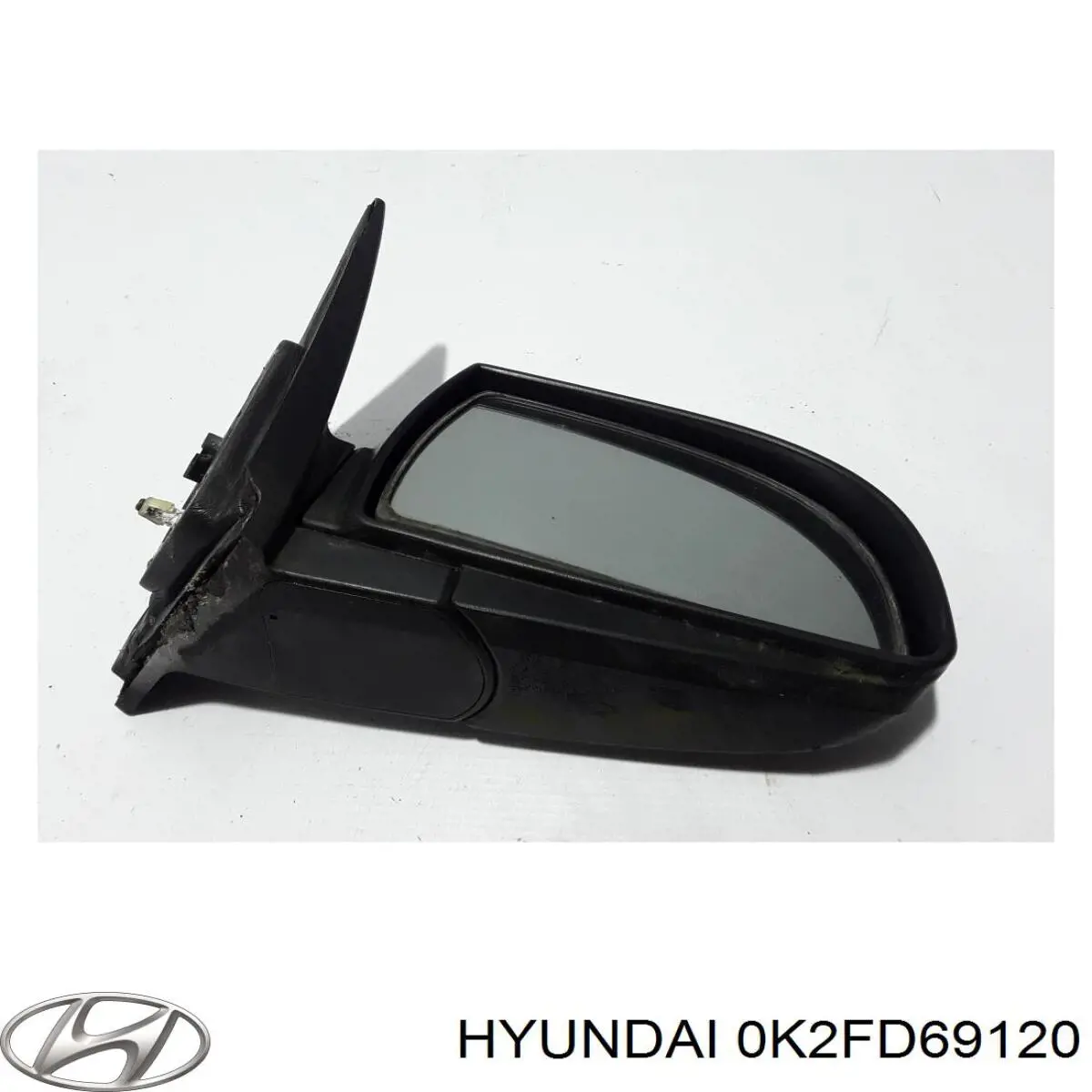 Правое боковое зеркало 0K2FD69120 Hyundai/Kia