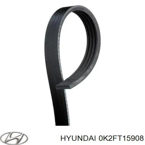 0K2FT15908 Hyundai/Kia ремень генератора