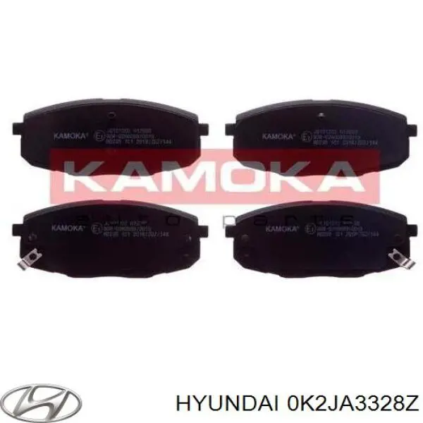 Передние тормозные колодки 0K2JA3328Z Hyundai/Kia