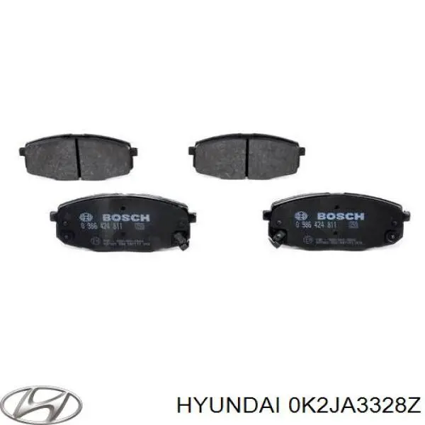 Купить 0K2JA3328Z Hyundai/Kia Колодки тормозные