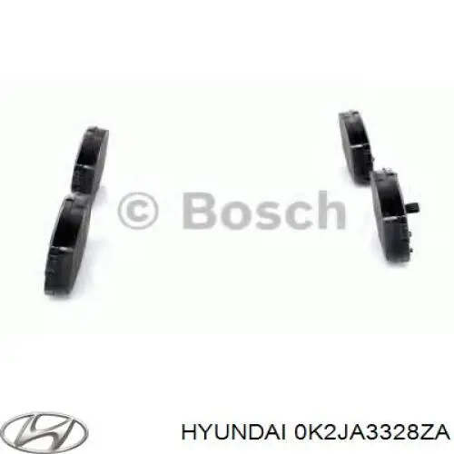 Тормозные колодки Hyundai/Kia 0K2JA3328ZA