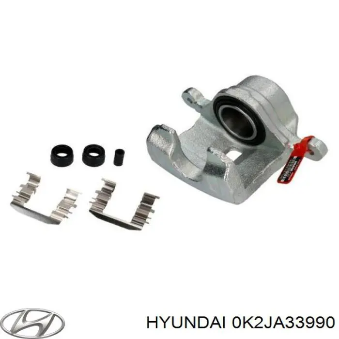 Суппорт тормозной передний левый Hyundai/Kia 0K2JA33990