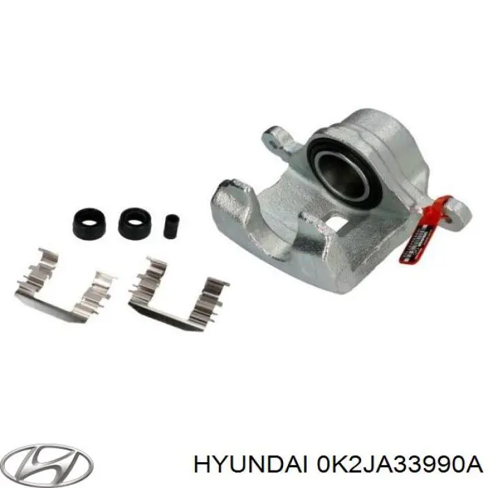 Суппорт тормозной передний левый 0K2JA33990A Hyundai/Kia