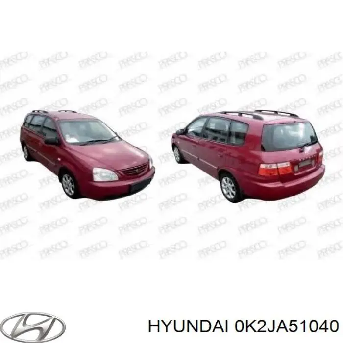 0K2JA51040 Hyundai/Kia фара левая