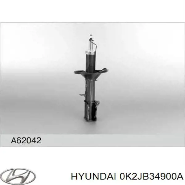 Стойка передняя левая Hyundai/Kia 0K2JB34900A