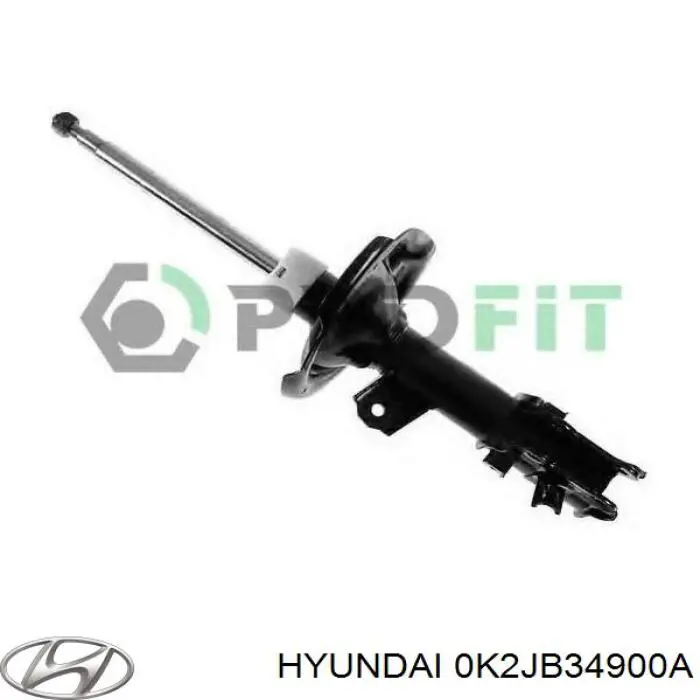 Амортизатор передней подвески левой Hyundai/Kia 0K2JB34900A цена, от 67.44 USD