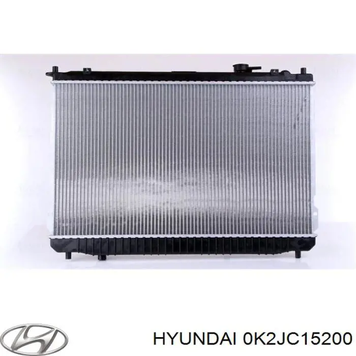 Радиатор 0K2JC15200 Hyundai/Kia