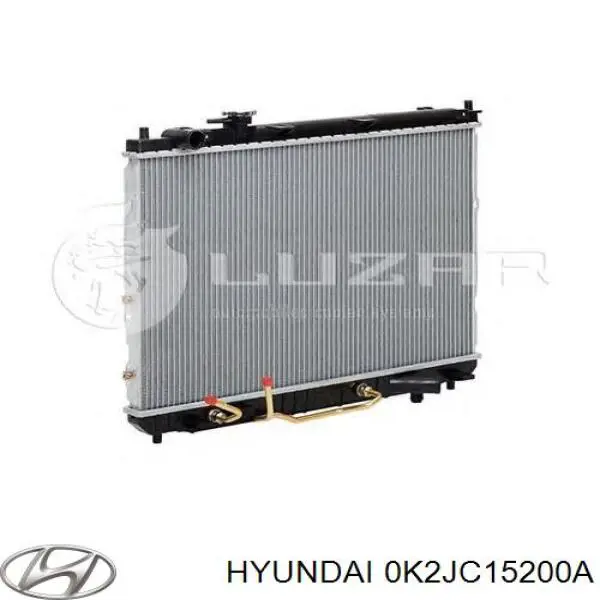 Радиатор 0K2JC15200A Hyundai/Kia