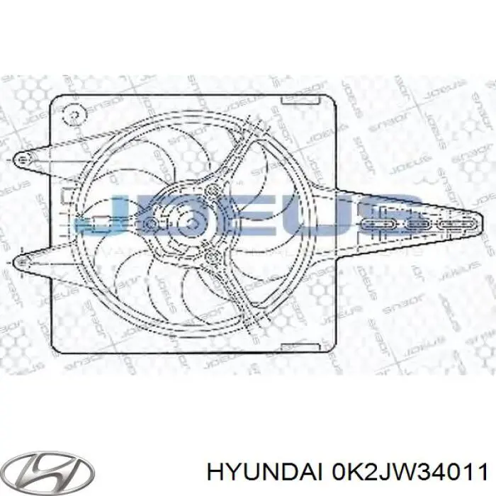 Пружина передняя Hyundai/Kia 0K2JW34011