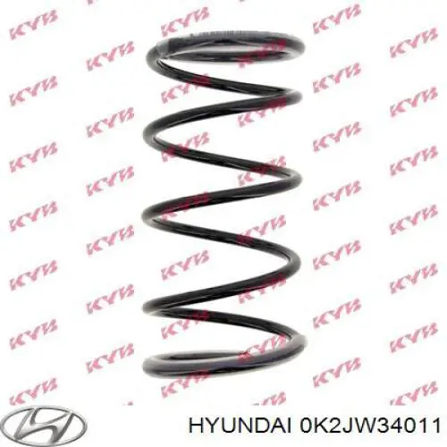 Пружина амортизатора передняя Hyundai/Kia 0K2JW34011 цена, от 48.64 USD