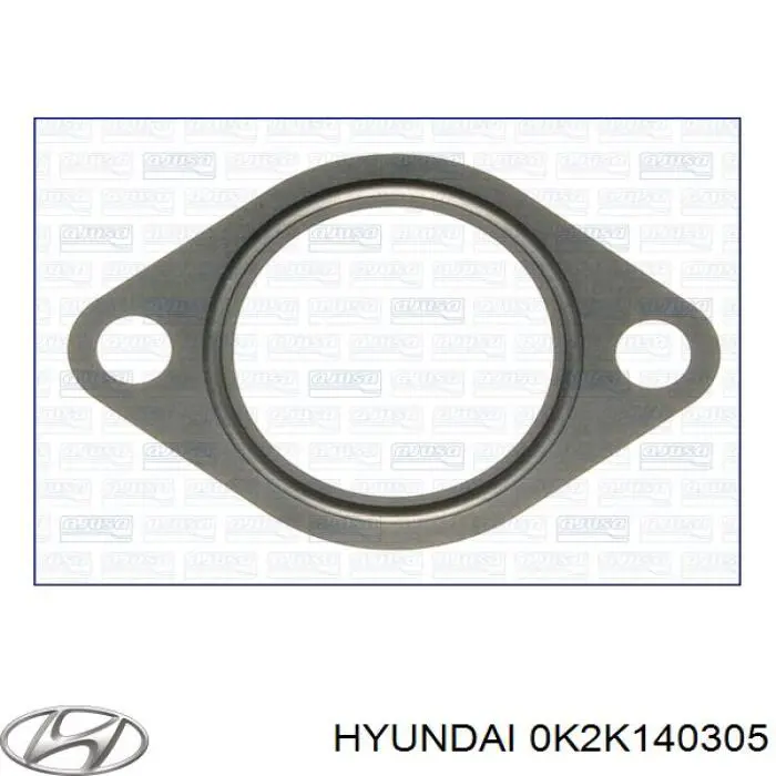 0K2K140305 Hyundai/Kia прокладка приемной трубы глушителя