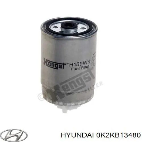 0K2KB13480A Hyundai/Kia Фильтр топлива