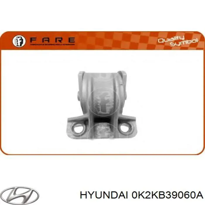0K2KB39060A HYUNDAI Soporte de motor derecho original y equivalente