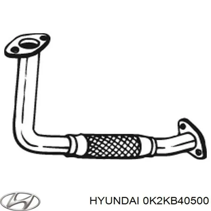 Купить 0K2KB40500 Hyundai/Kia Приёмная труба