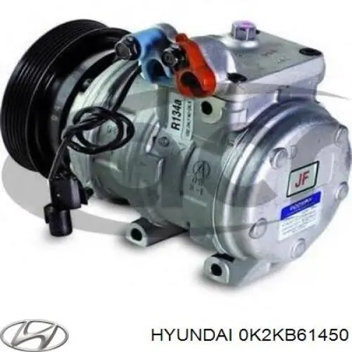 Компрессор кондиционера 0K2KB61450 Hyundai/Kia