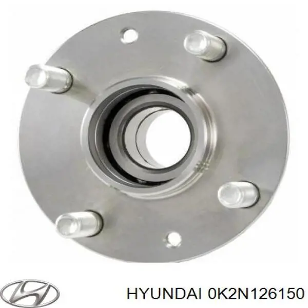 Cubo de rueda trasero 0K2N126150 Hyundai/Kia