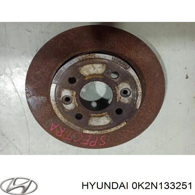 Тормоз дисковый передний Hyundai/Kia 0K2N133251 цена, от 28.70 USD