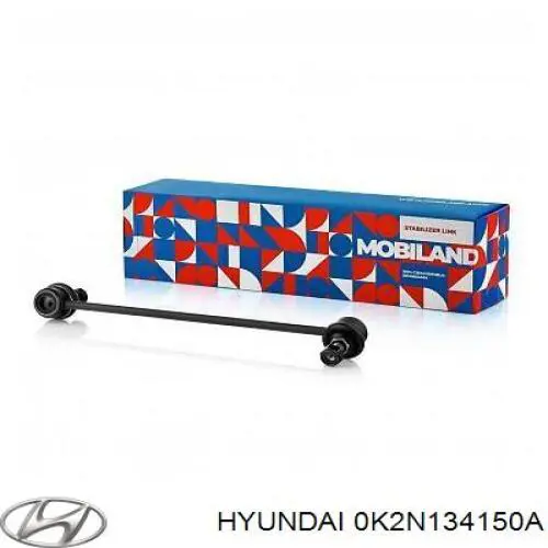 Стойка переднего стабилизатора правая 0K2N134150A Hyundai/Kia