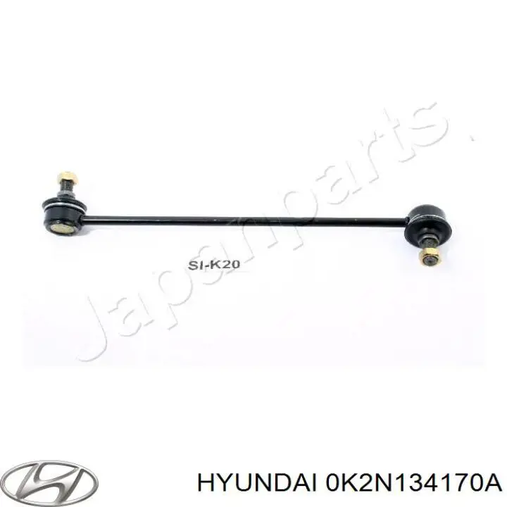 Линк стабилизатора, переднего, левый Hyundai/Kia 0K2N134170A цена, от 7.80 USD