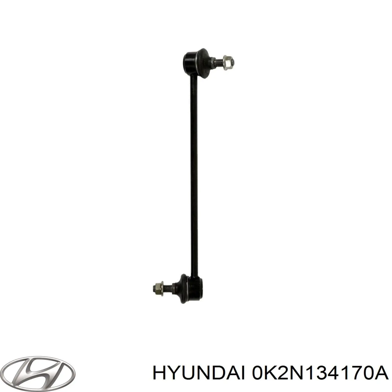 Стойка стабилизатора, переднего, левая Hyundai/Kia 0K2N134170A