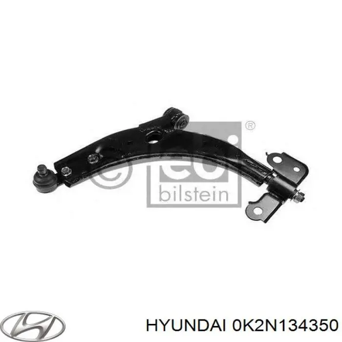 Рычаг передней подвески нижний левый 0K2N134350A Hyundai/Kia