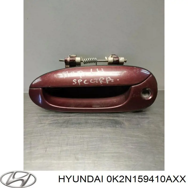 Ручка двери передней наружная левая Hyundai/Kia 0K2N159410AXX цена, от 86.53 USD